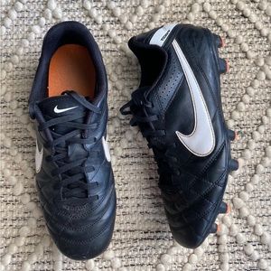 NIKE TIEMPO NATURAL IV FG‎ SOCCER BOOTS CLEATS 454318-018 US 8 MENS